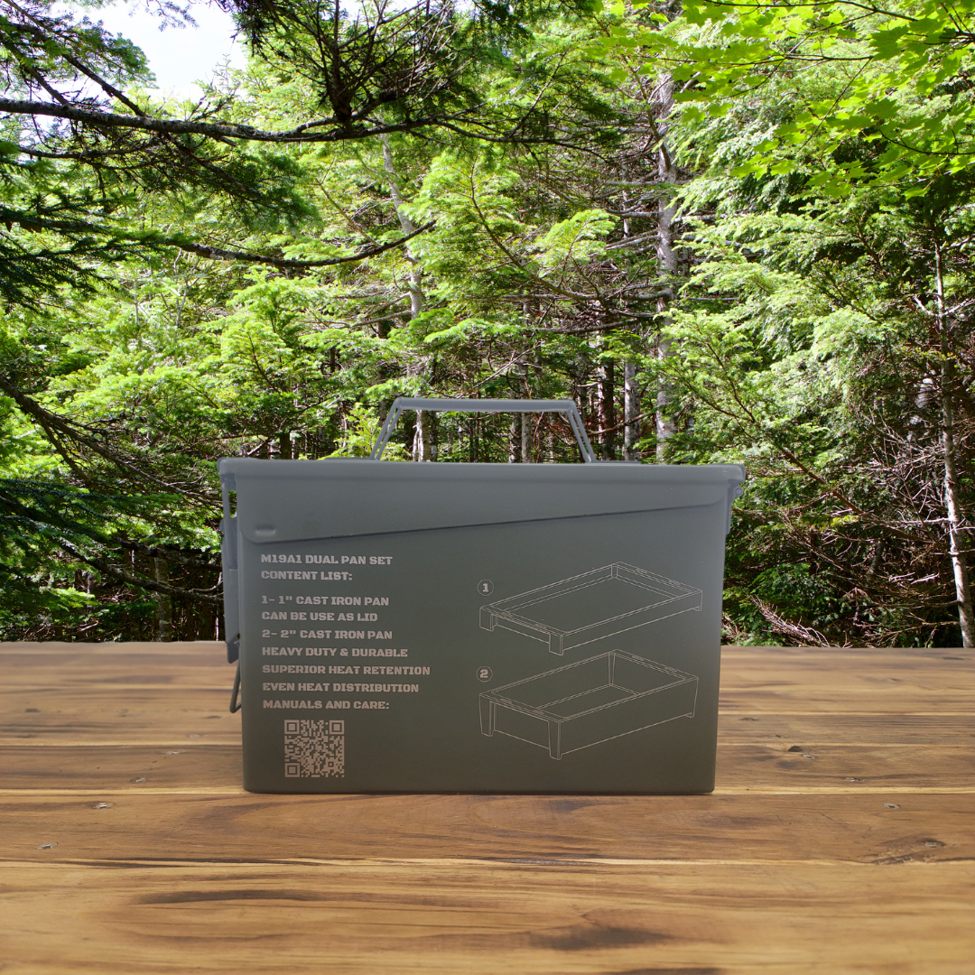 Ammo Can Grill – Dual Pan Set
