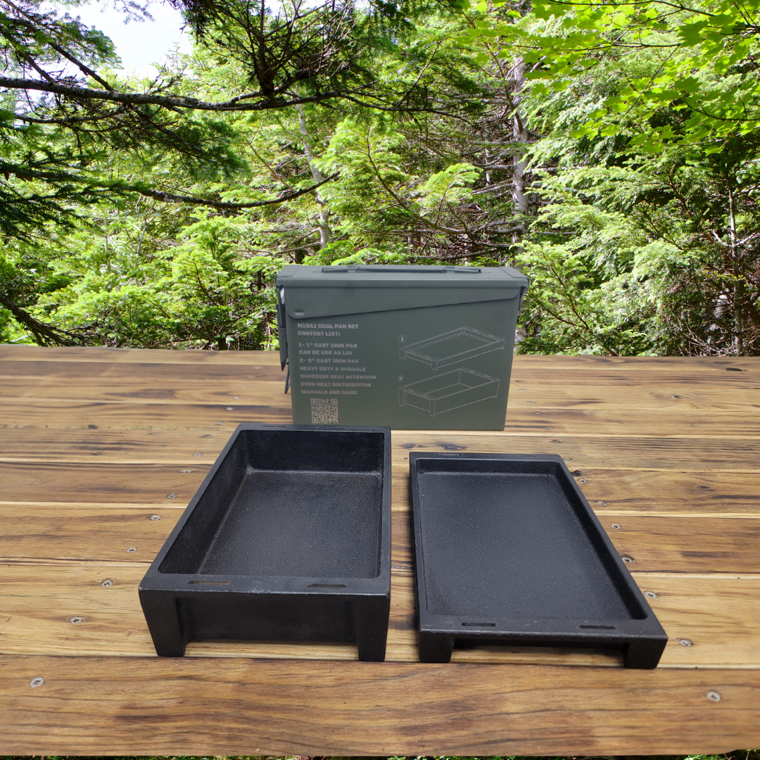 Ammo Can Grill – Dual Pan Set