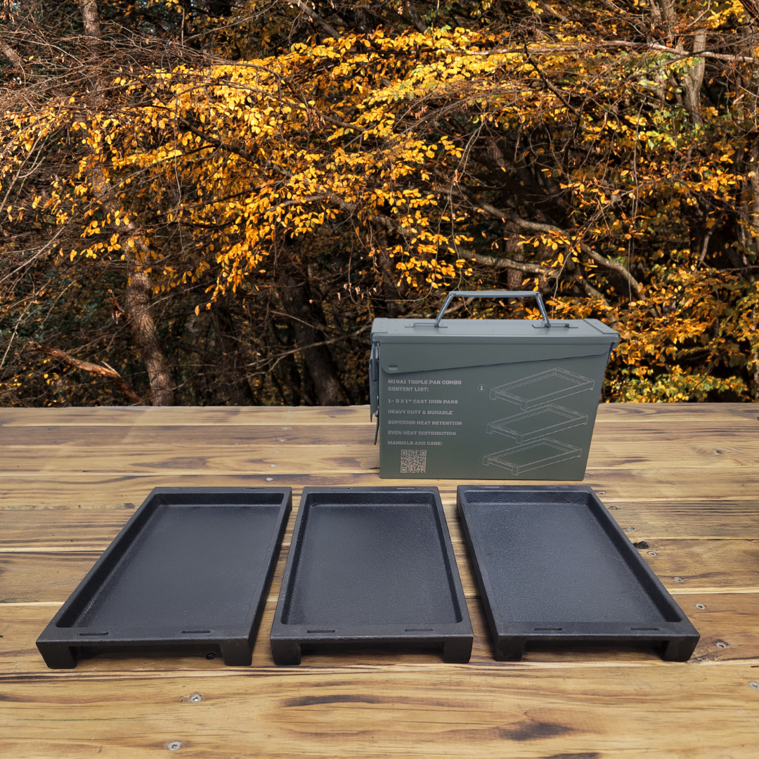 Ammo Can Grill – Triple Pan Combo