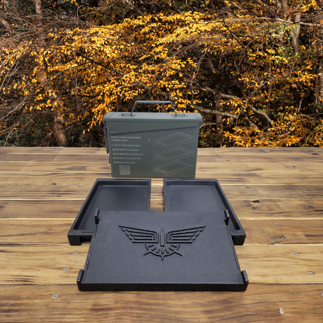 Ammo Can Grill – Triple Pan Combo