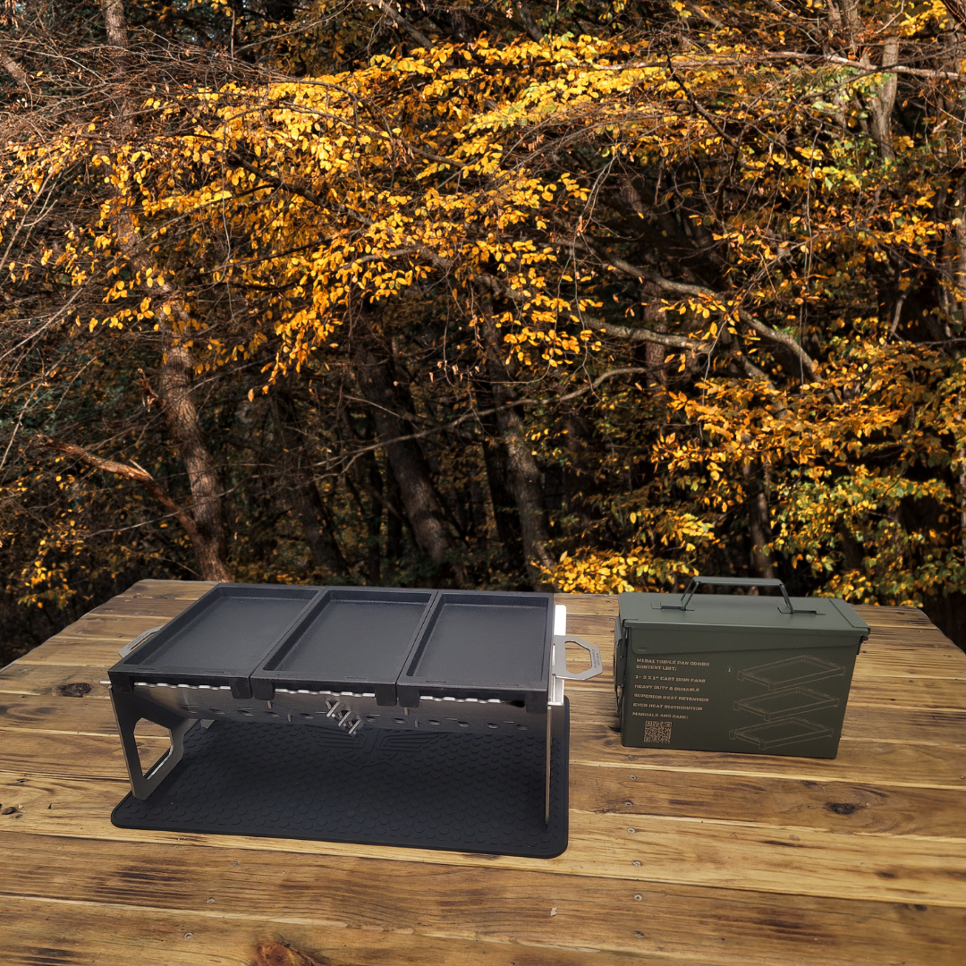 Ammo Can Grill – Triple Pan Combo