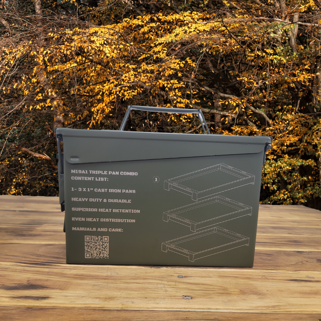 Ammo Can Grill – Triple Pan Combo