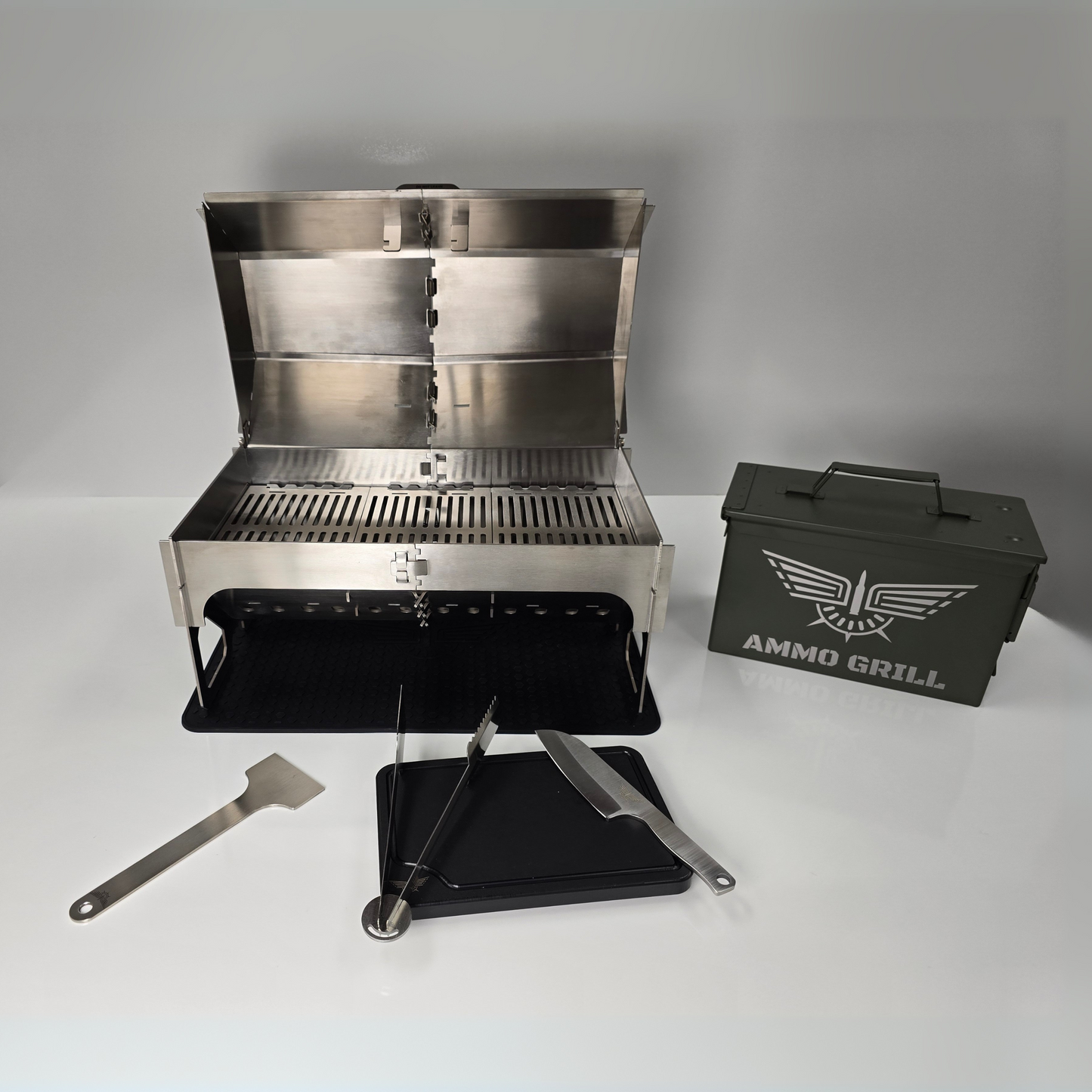 Ammo Can Grill – Pro Lid Edition