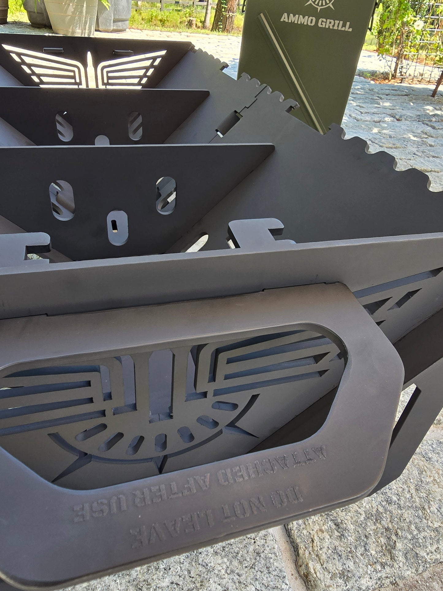 Ammo Grill – PA156 Heavy-Duty Fire Pit & Grill